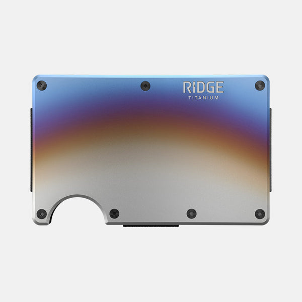 The Ridge Titanium Burnt 財布 Burnt Titanium Wallet - Sleek & Durable | The Ridge - Ridge