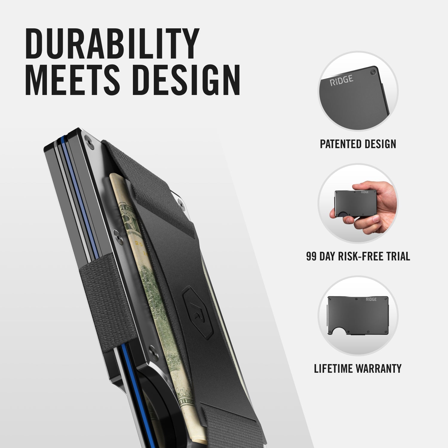 RIDGE | Wallet + KeyCase Kit - Forest Green + Stonewashed Titanium