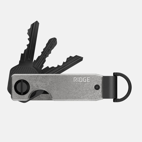 Ridge THE KEYCASE バーニトチタニウム Stonewashed Titanium KeyCase // The Ridge - Ridge Global